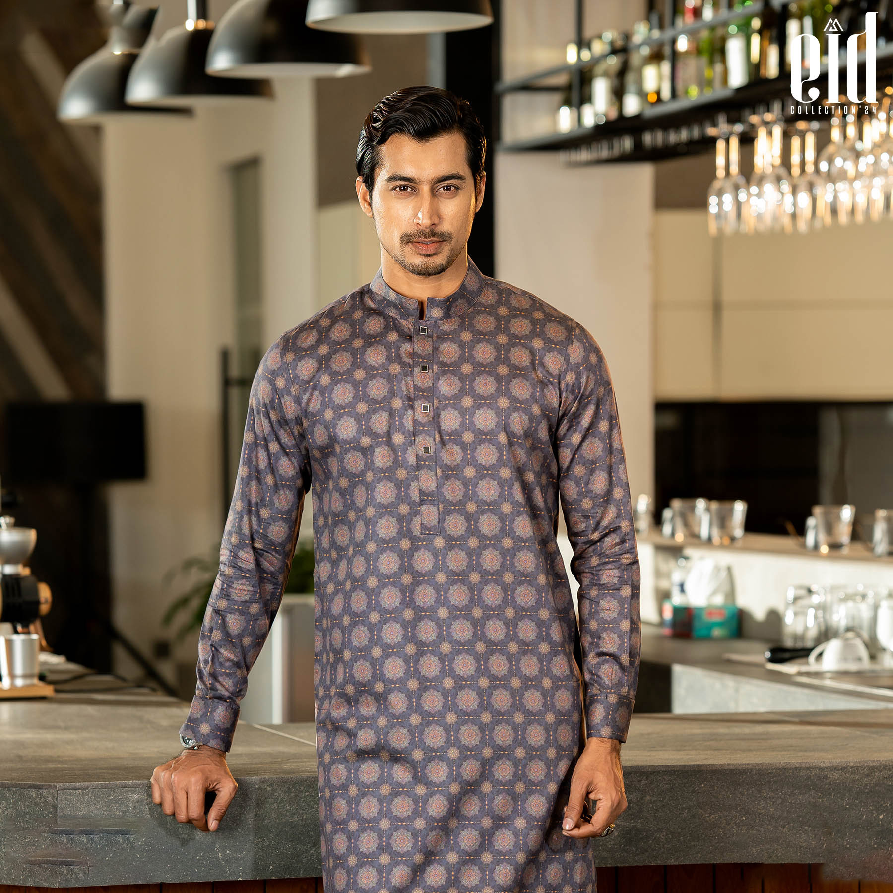 Micro Fabric Olive panjabi