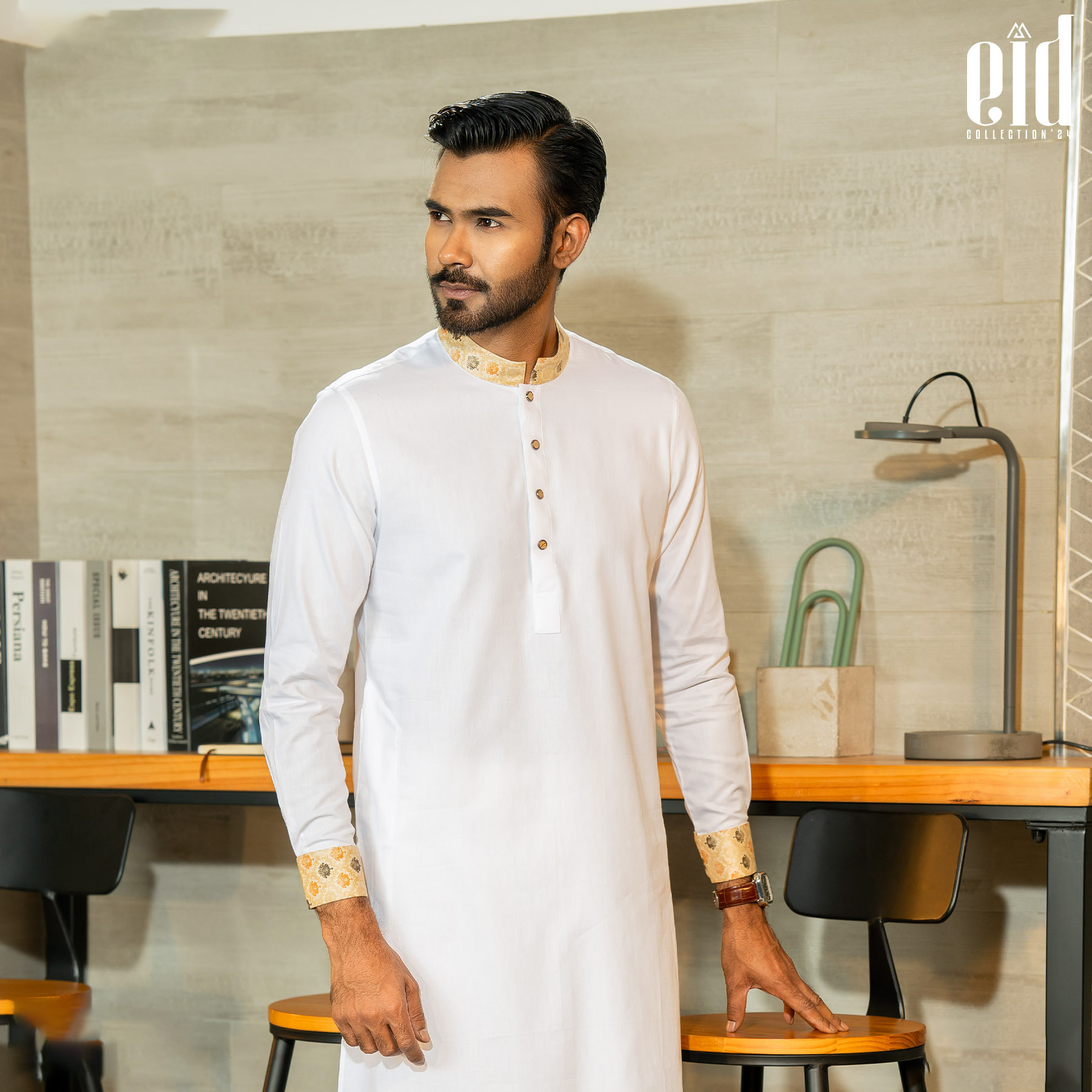 Micro Fabric White Panjabi