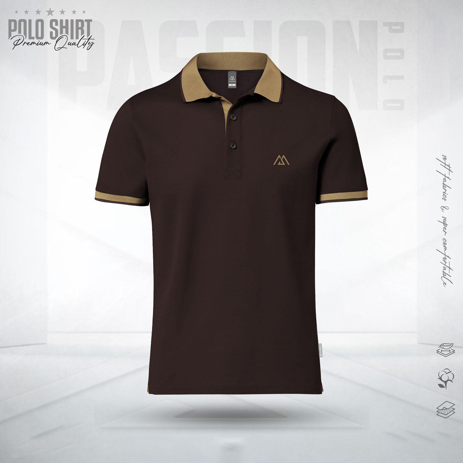 Micro Fabric Dark Brown T-shirt